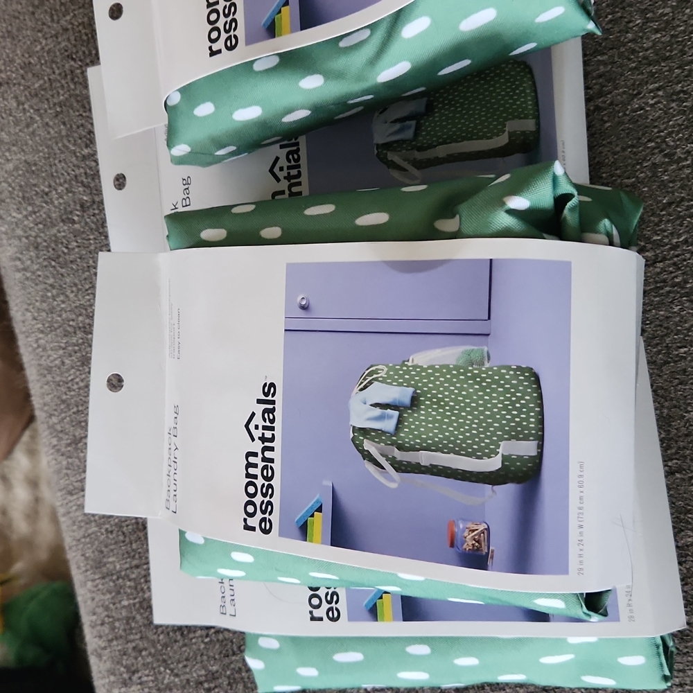 🔴Room Essentials Backpack laundry Bag